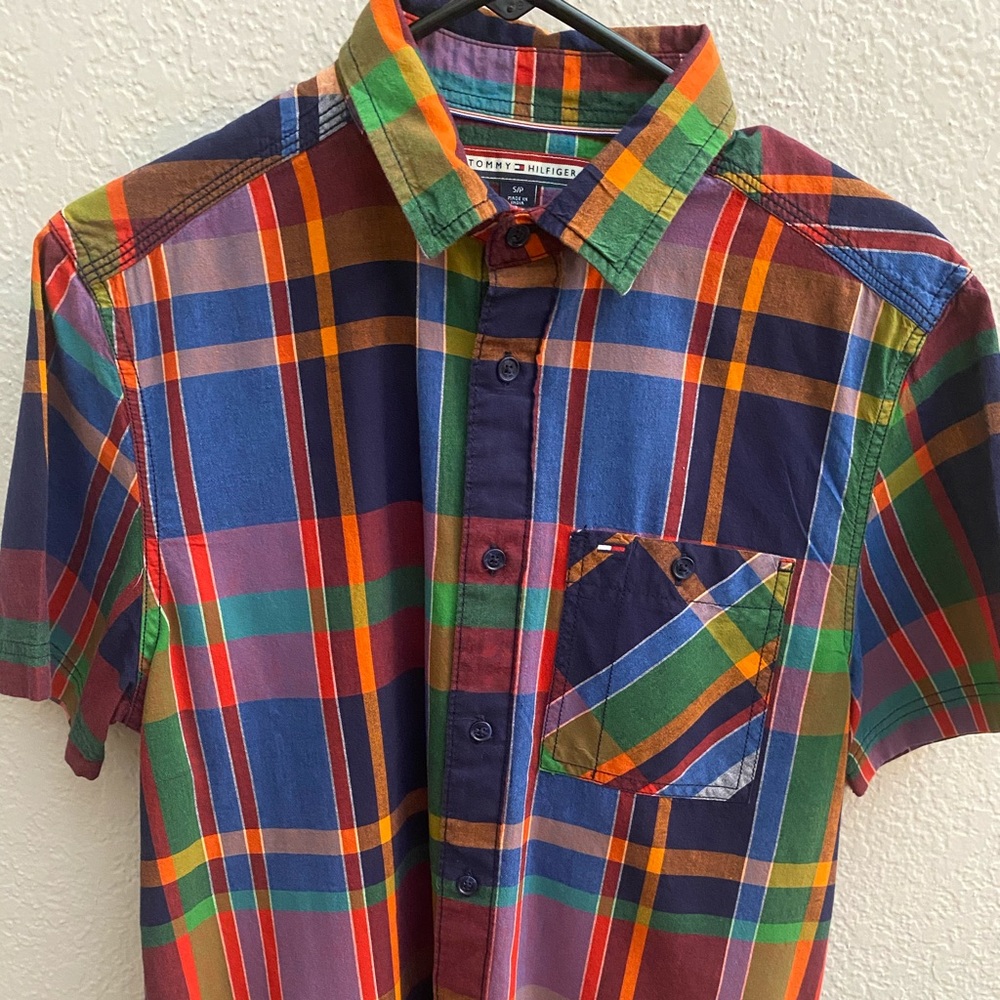 TOMMY HILFIGER MENS CUSTOM FIT SHIRT